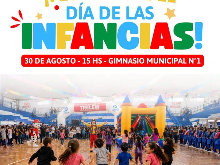 💙 TRELEW SE PREPARA PARA CELEBRAR EL DÍA DE LAS INFANCIAS