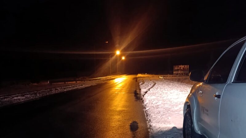 ALERTA EN LAS RUTAS DE CHUBUT POR HELADAS, NIEVE Y BAJA VISIBILIDAD