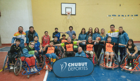 CHUBUT PUSO EN MARCHA LA PRIMERA CONCENTRACIÓN PROVINCIAL DE BÁSQUET 3X3 EN SILLA DE RUEDAS
