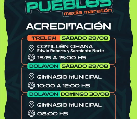 🏃‍♀️🏃‍♂️ LLEGA LA 3.ª EDICIÓN DE LA MEDIA MARATÓN “UNIÓN DE LOS PUEBLOS”