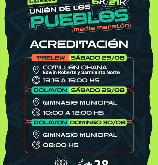 🏃‍♀️🏃‍♂️ LLEGA LA 3.ª EDICIÓN DE LA MEDIA MARATÓN “UNIÓN DE LOS PUEBLOS”