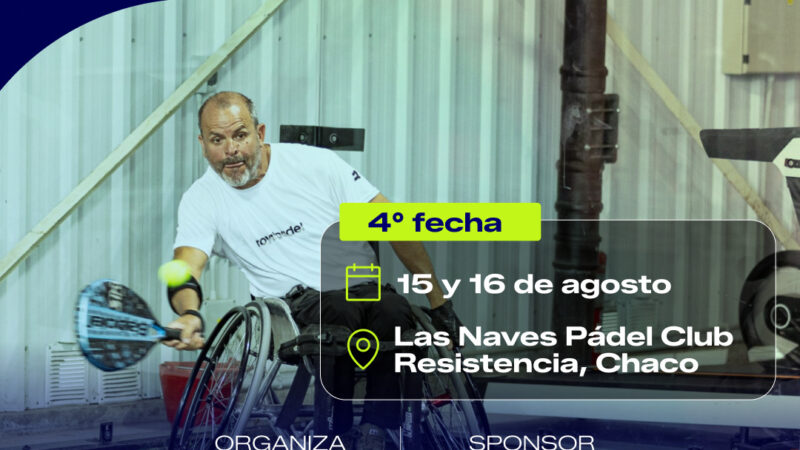 GONZALO GERMILLAC REPRESENTARÁ A CHUBUT EN EL TORNEO NACIONAL DE PÁDEL EN SILLA DE RUEDAS