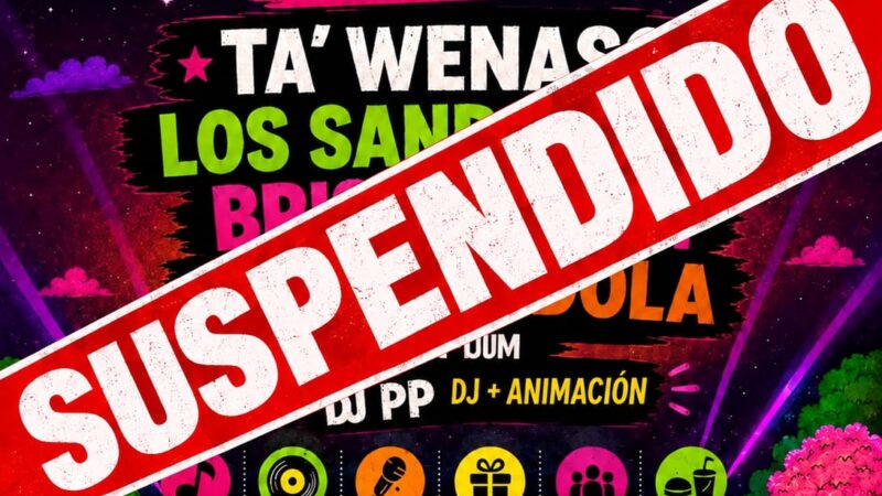 🚨 Suspendieron el evento “Anti Domingo” en Trelew