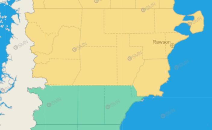 🌧️ CLIMA EN CHUBUT: LLUVIAS Y TEMPERATURAS FRESCAS EN DISTINTOS SECTORES DE LA PROVINCIA