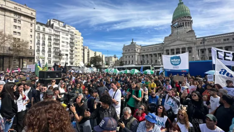 La Marcha Federal Universitaria terminó con incidentes y detenciones